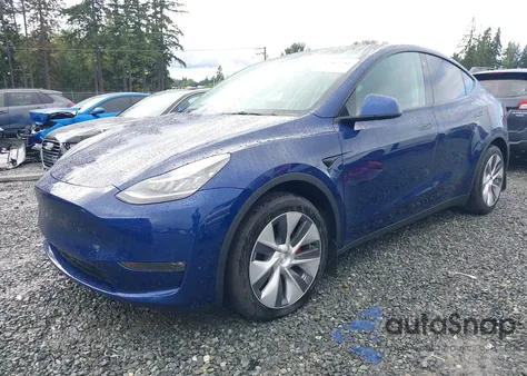 2021 Tesla Model Y Long Range Dual Motor All-Wheel Drive из США, поврежденный, VIN 5YJYGDEE8MF270076